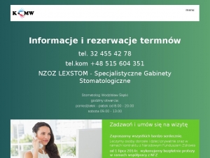 Leczenie kanałowe w Wodzisławiu Śląskim